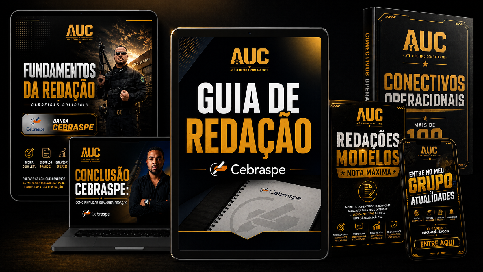 Mockup do plano premium com todos os bônus